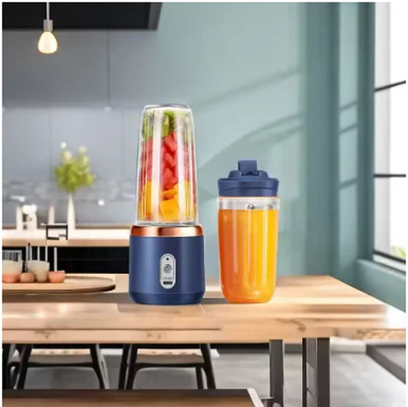 1Pc Handheld Blender Bottle 6 Blades Multifunction Juice Blender Fresh Juice Smoothie Ice Crushcup Food Pro Juicer Machine